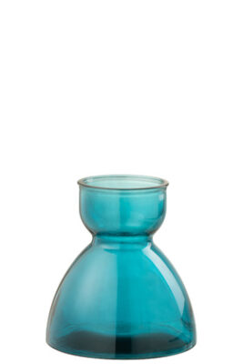 Vaso Flor Vetro Blu Small - Jolipa