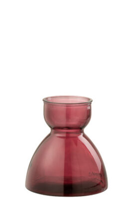 Vaso Flor Vetro Rosa Small