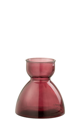Vaso Flor Vetro Rosa Small