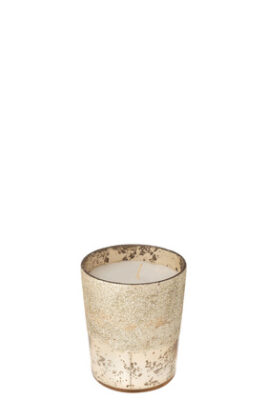 Candela Profumata Deluxe Vetro Oro Small - Jolipa - immagine 3
