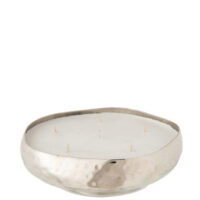 Candela Profumata Livia Metallo Argento Medium - immagine 2