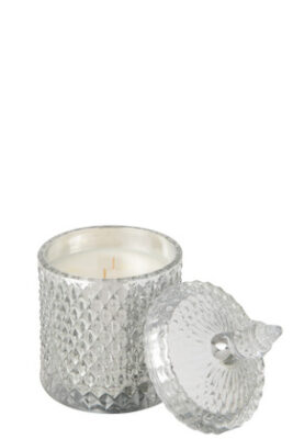 Candela Profumata Orientale White Heaven Vetro Argento - Jolipa - immagine 2