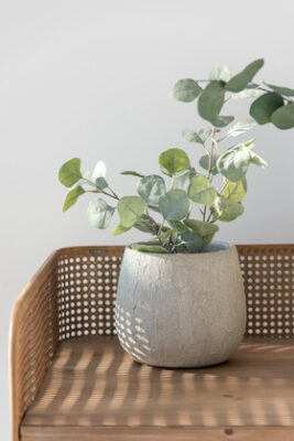 Portavasi Macchie Rugoso Ceramica Grigio Medium - Jolipa - immagine 2