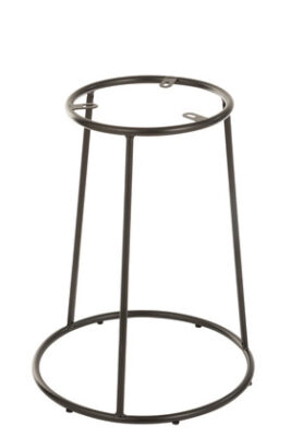 Supporto Basso Sgabello Metallo Nero - Jolipa