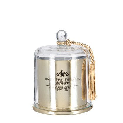 Candela Profumata + Campana Vetro/Cera Oro – Jolipa