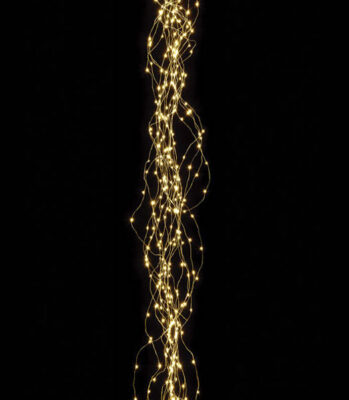 LUCI M.LED 2MT FISSE C/TELEC. FILO SILVER LUCE - BRUCO