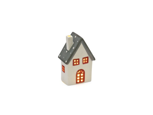 CASETTA CERAMICA C/LED BIANCO/GRIGIO - BRUCO
