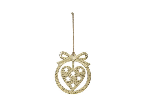 DECORAZIONE SFERA HEART ORO – BRUCO