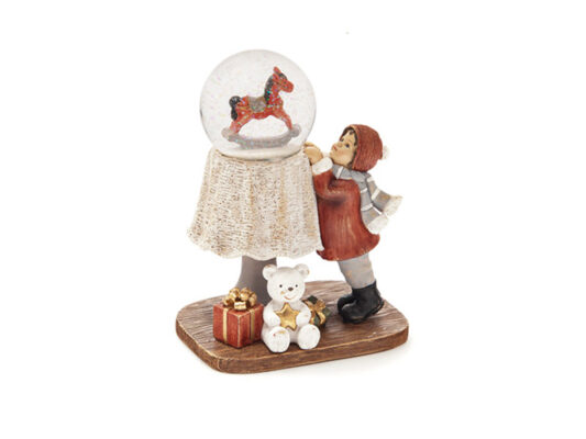 SNOWBALL RESINA C/BIMBO D12H17 MULTI