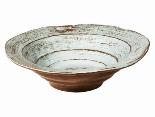 INSALATIERA D30CM “GALESTRO VINTAGE” ACQUA – Virginia Casa
