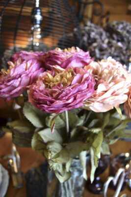 ROSA MARGARETH FINTO SECCO CM52 ROSA - immagine 3