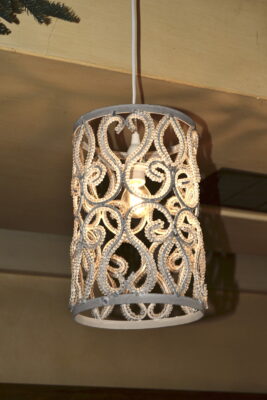 LAMPADARIO SISSY X1 GRIGIO - immagine 2