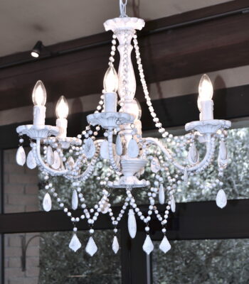 LAMPADARIO ROYAL X6 BIANCO - immagine 2