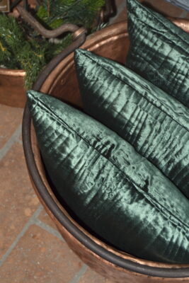 Cuscino Onda Quadrato Viscosa Verde - Jolipa - immagine 5