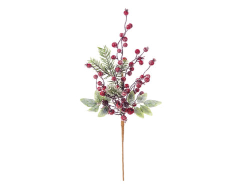 RAMO BACCHE MIX GHIACCIATO CM50 ROSSO-VERDE