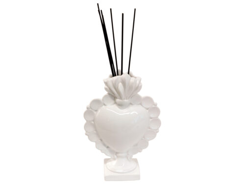 CUORE “EXVOTO” P.TA PROFUMO 0 350ML BIANCO – Virginia Casa
