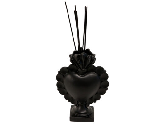 CUORE "EXVOTO" P.TA PROFUMO 0 350ML NERO - Virginia Casa