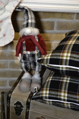 Babbo Natale Tessuto Rosso/Nero/Bianco Small - Jolipa - immagine 3