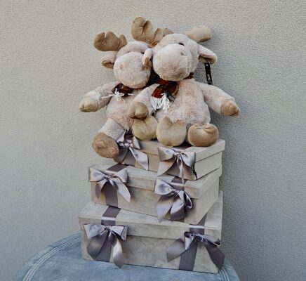 Set 3 Valigie Velluto/Raso Beige - Jolipa - immagine 4