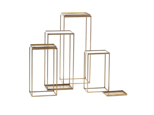 SET STRUTTURE RETTANGOLARI CON SPECCHIO