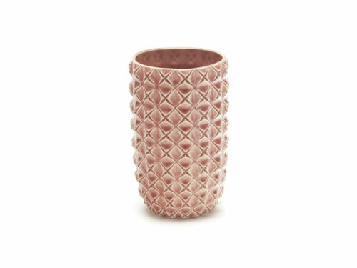 VASO CERAMICA SUEDE ROSA
