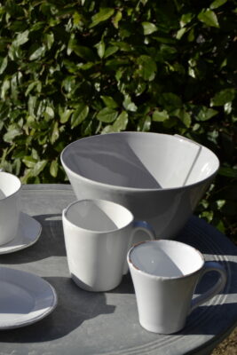 TAZZA "LINEA LASTRA" - BIANCO | VIRGINIA CASA - immagine 3