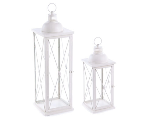 SET LANTERNE IN METALLO