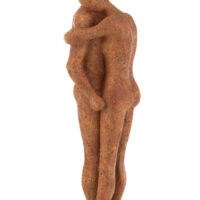 Coppia Abbraccio Resina Terracotta - Jolipa