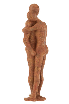Coppia Abbraccio Resina Terracotta – Jolipa