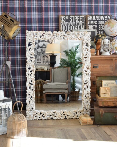 Specchiera Country White – Orchidea Milano
