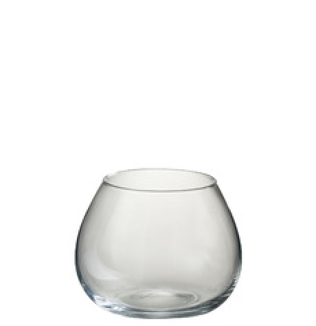 Vase Fie Glass Transparent Small – Jolipa