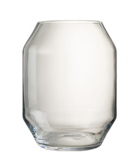 Vase Lilou Glass Transparent Small – Jolipa