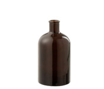 Vaso Bottiglia Vetro Marrone Large – Jolipa