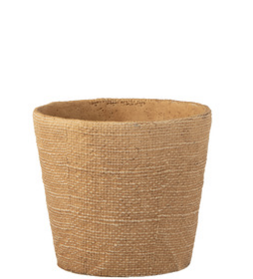 Flowerpot Bistro Cement Natural Large – Jolipa