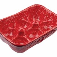 PORTAUOVA "LINEA OSTERIA" - ROSSO | VIRGINIA CASA