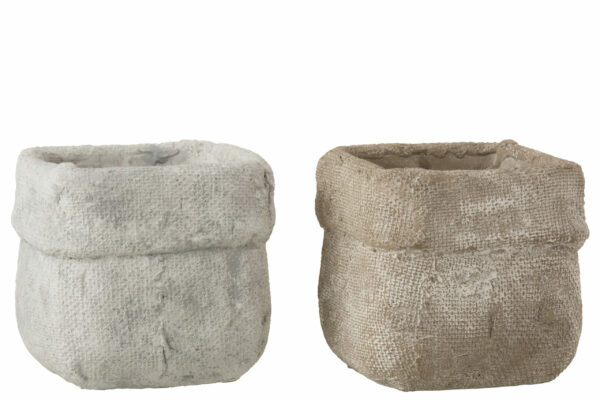 Portavasi doppio in ceramica XL - Jolipa - immagine 2