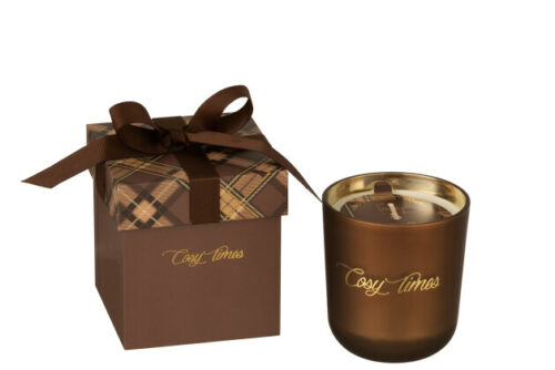 Candela profumata cosy moments brown – Jolipa