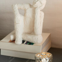 Porta T-Light Orientale Vetro Argento - Jolipa - immagine 4