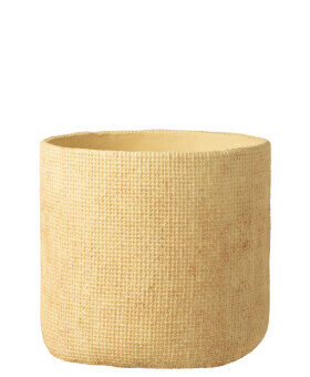 Flowerpot Sunny Cement Beige Large – Jolipa