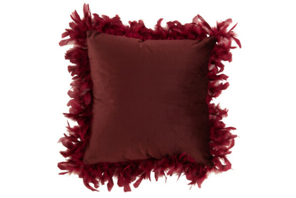 Cuscino Piume Poliestere Bordeaux - Jolipa