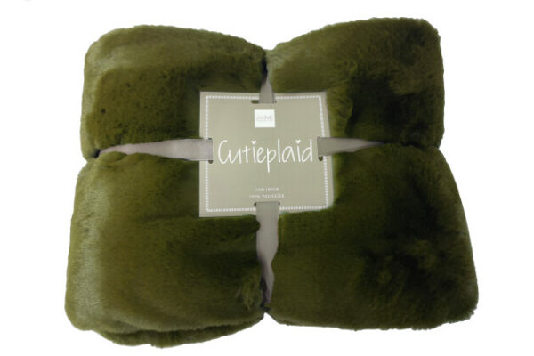 Plaid Cutie Poliestere Verde Muschio - Jolipa - immagine 2