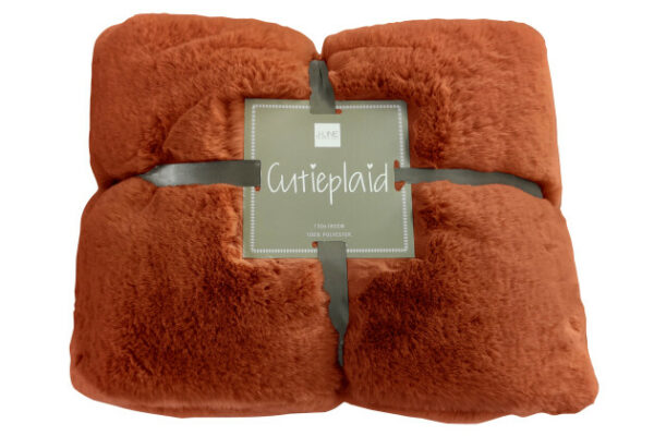Plaid Cutie Polyester Marrone - Jolipa - immagine 3