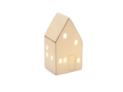 CASETTA CERAMICA LARGE CON LED BIANCO  – BRUCO