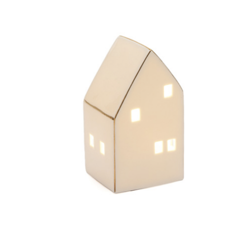 CASETTA CERAMICA MEDIUM CON LED BIANCO  – BRUCO