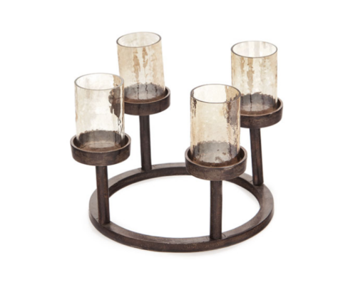 CANDELIERE ALLUMINIO EBONY CAFFE' - BRUCO