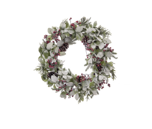 CORONA SALVIA-PIGNE-BACCHE – BRUCO