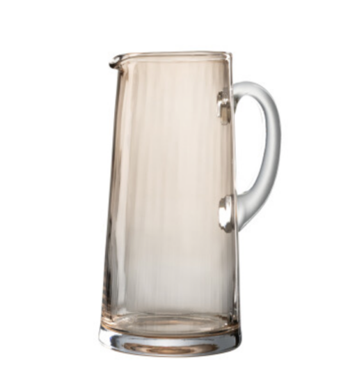 Caraffa Righe Vetro Ambra Jolipa