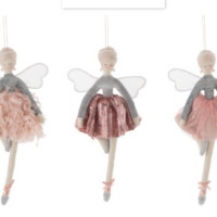 Angelo Sospensione Vestito Rosa/Grigio