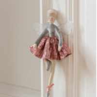Angelo Sospensione Vestito Rosa/Grigio - immagine 2