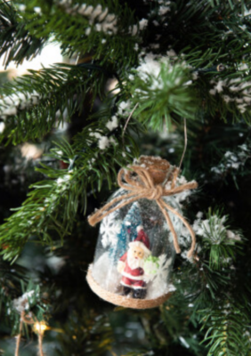 Bottiglia Appendere Personaggi Di Natale Vetro - immagine 2